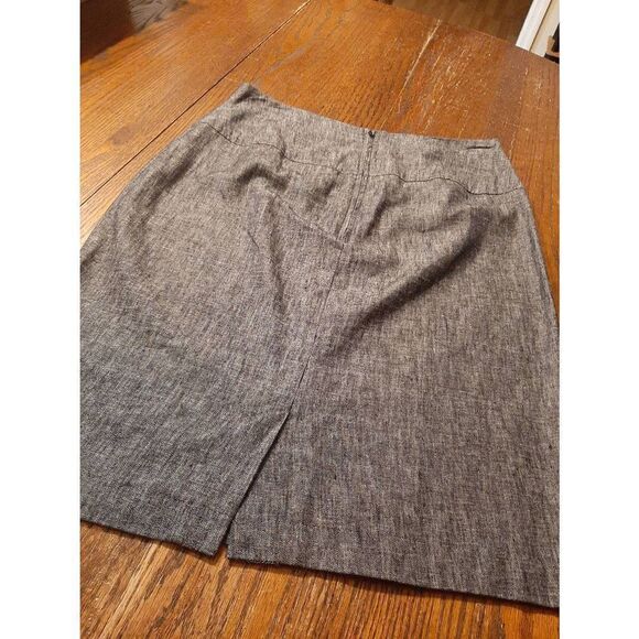 Jr Junior Size 9 IZ Byer California Grey Black White Straight Pencil Skirt - Picture 3 of 4